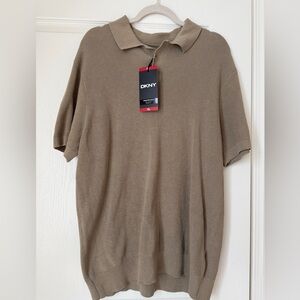 DKNY Men's Brown Polo Shirt